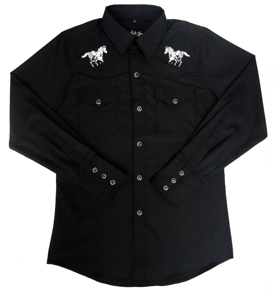 Mens Embroid Horse<br> 111-1238